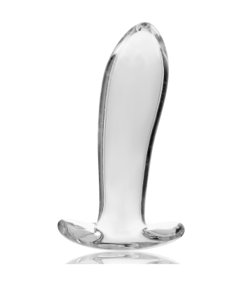 NEBULA SERIES BY IBIZA - MODELO 5 PLUG CRISTAL TRANSPARENTE 12.5 CM -O- 3.5 CM