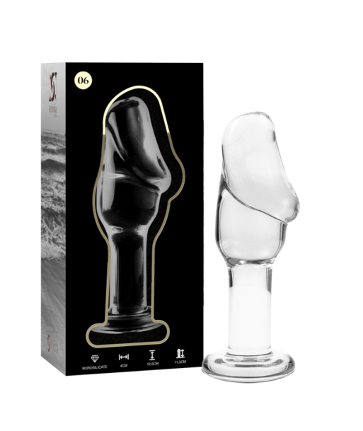 NEBULA SERIES BY IBIZA - MODELO 6 PLUG CRISTAL TRANSPARENTE 12.5 CM -O- 4 CM NEBULA SERIES BY IBIZA - MODELO 6 PLUG CRISTAL TRANSPARENTE 12.5 CM -O- 4 CM