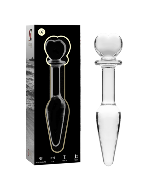 NEBULA SERIES BY IBIZA - MODELO 7 PLUG CRISTAL TRANSPARENTE 13.5 CM -O- 3 CM NEBULA SERIES BY IBIZA - MODELO 7 PLUG CRISTAL TRANSPARENTE 13.5 CM -O- 3 CM