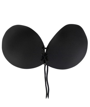 BYE-BRA - SUJETADOR ADHESIVO ENTRELAZADO NEGRO COPA A