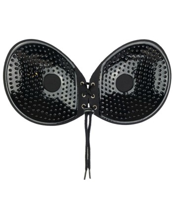 BYE-BRA - SUJETADOR ADHESIVO ENTRELAZADO NEGRO COPA A
