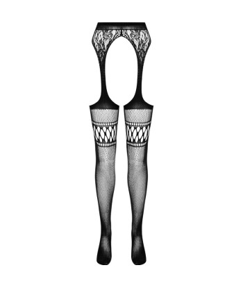 PASSION - S026 MEDIAS CON LIGUERO NEGRO TALLA ÚNICA