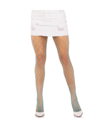 LEG AVENUE - PANTIMEDIAS REJILLA DIAMANTE ROSA